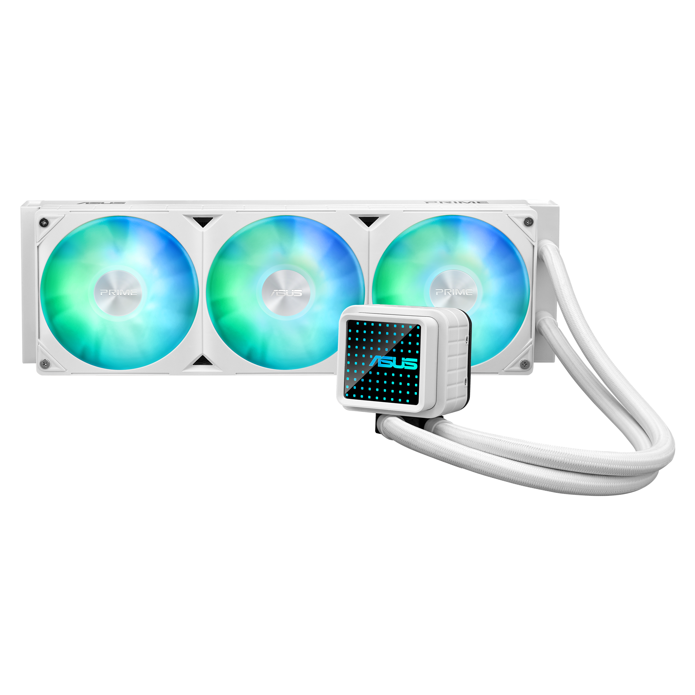 ASUS Prime LC 360 ARGB White Edition 360mm Liquid CPU Cooler in White